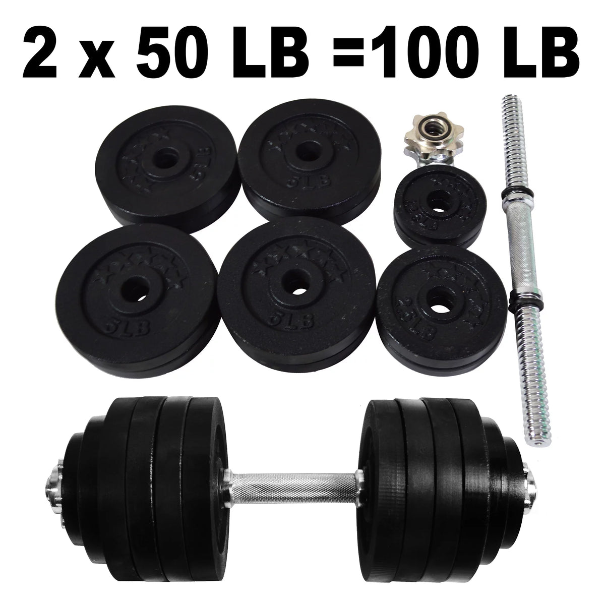 Adjustable Dumbbells Set 105lb Z79995