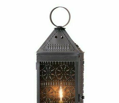 22 inch Glass Front Electric Candle Lantern L697815