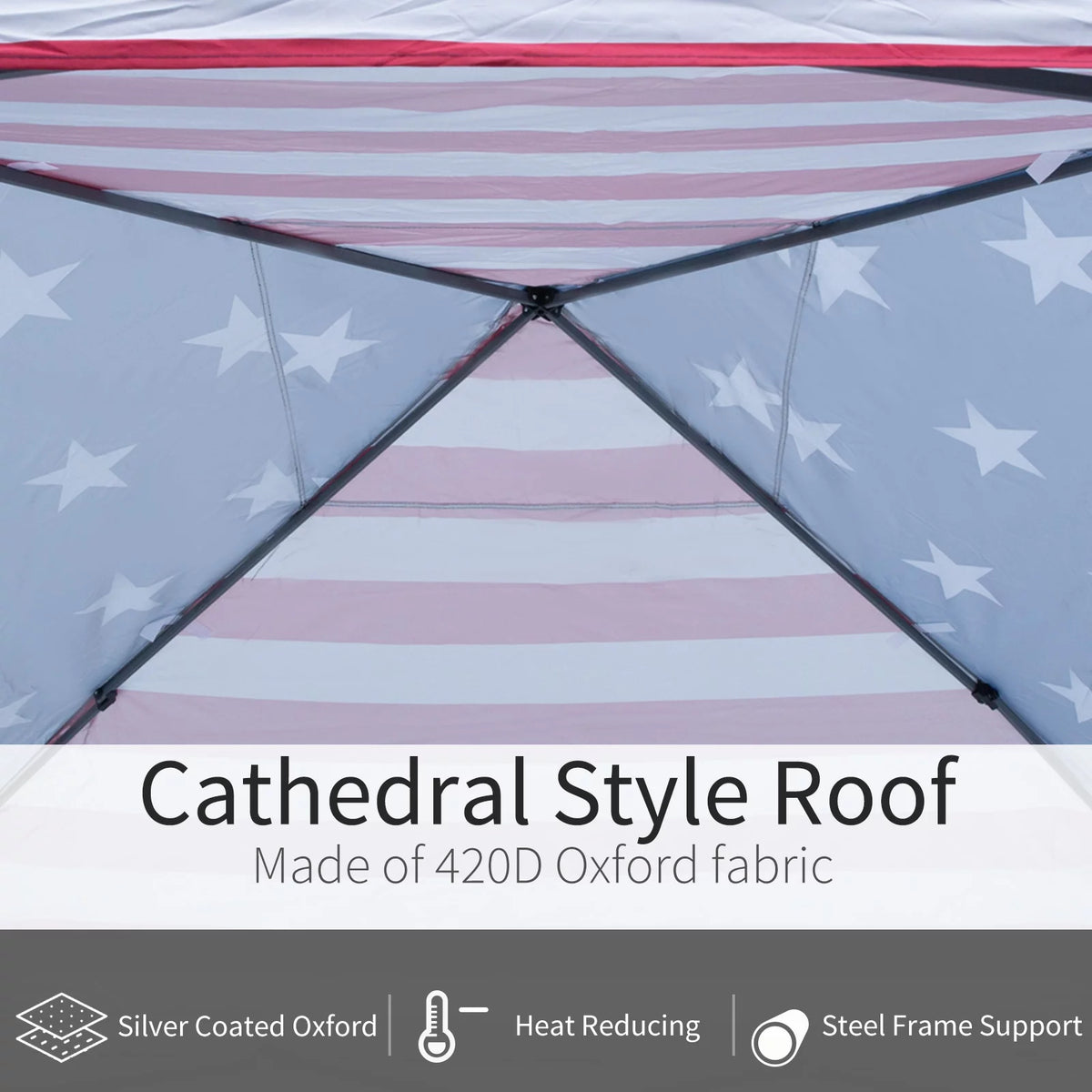 10' x 10' Pop Up Canopy Tent with Netting B970