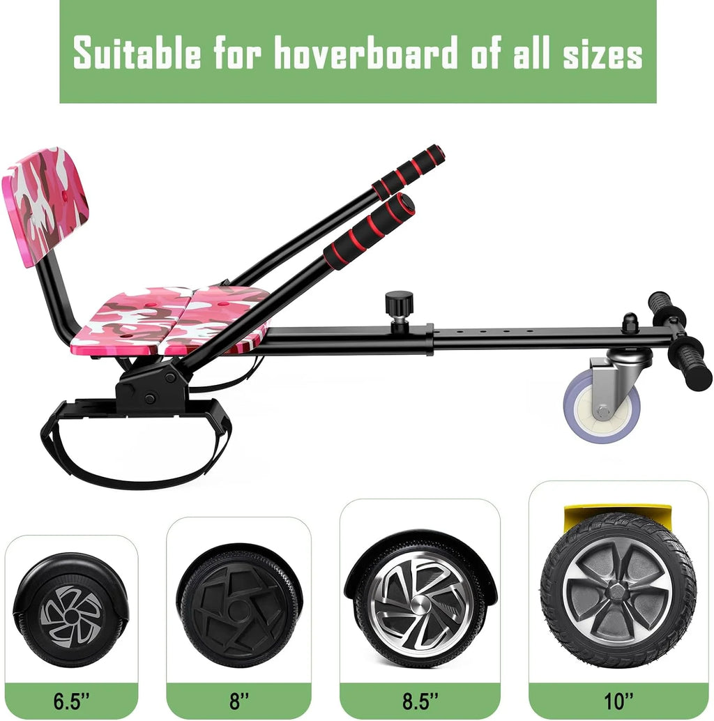 6.5 Two Wheel Self Balancing Scooter with Seat Attachment W500