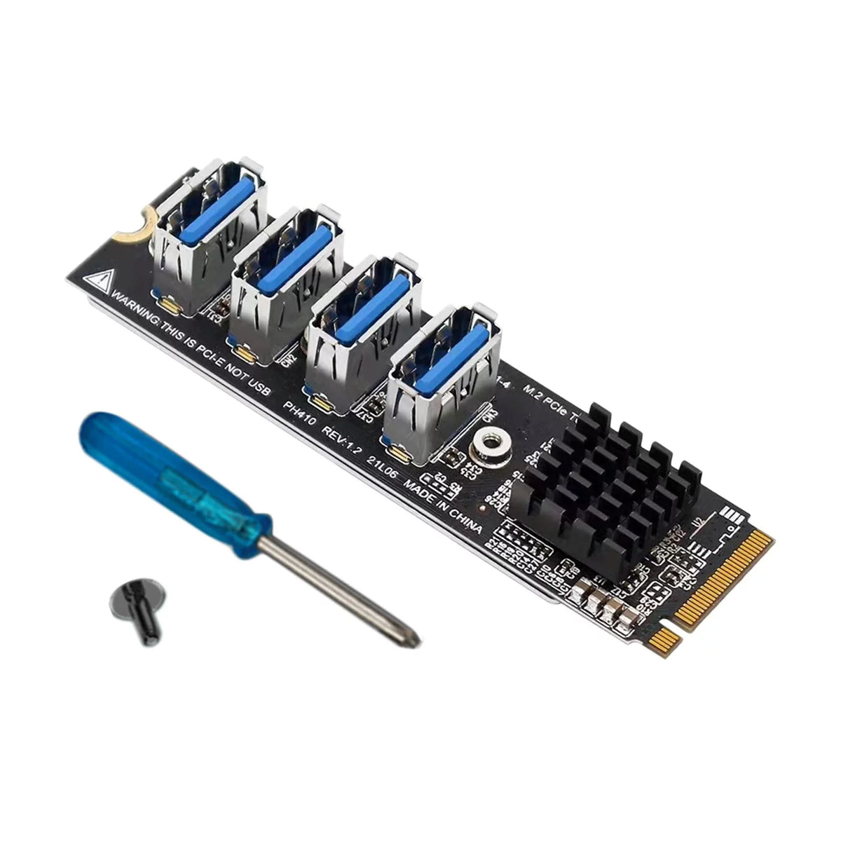 M.2 to 4x Electronic Parts Hardware T14022
