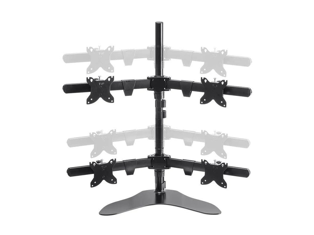 Quad Monitor Free Standing Desk Mount V62730
