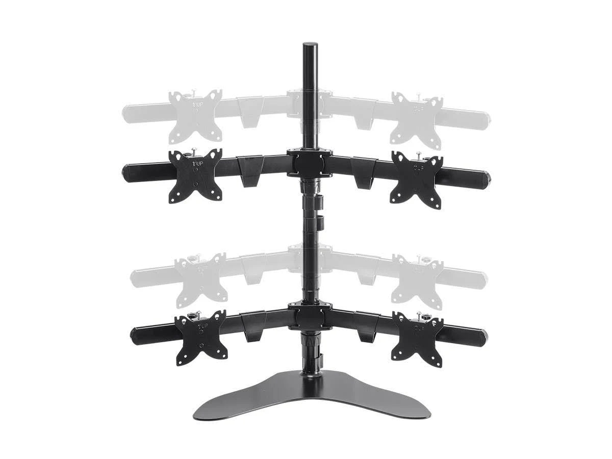 Quad Monitor Free Standing Desk Mount V62730