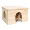 Wood House with Window Q835