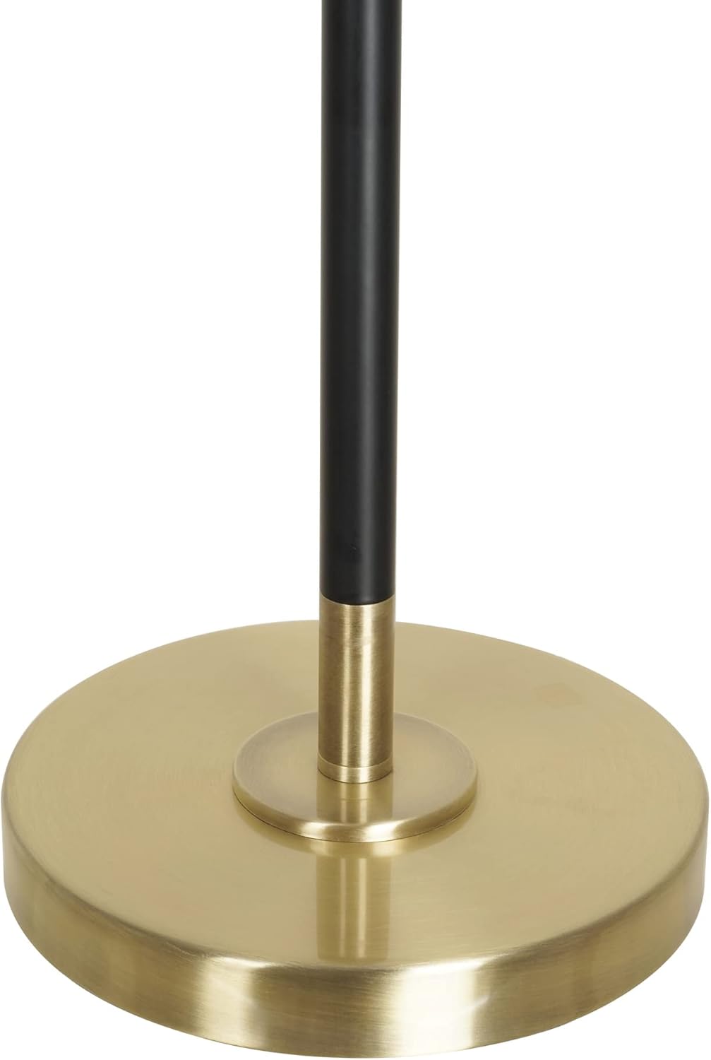 Black & Antique Brass 2-Light Table Lamp I735
