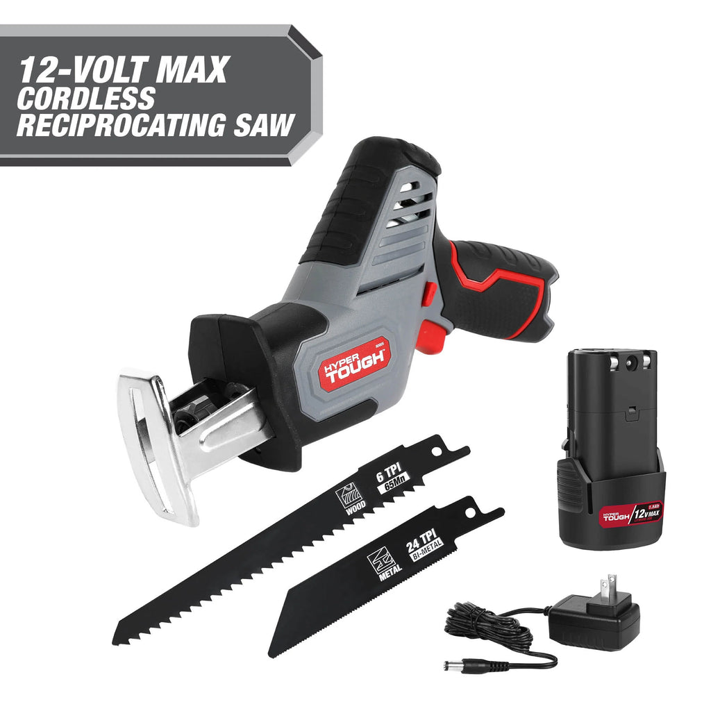 12V Max Lithium-Ion Compact Reciprocating Saw with Battery and Charger H759