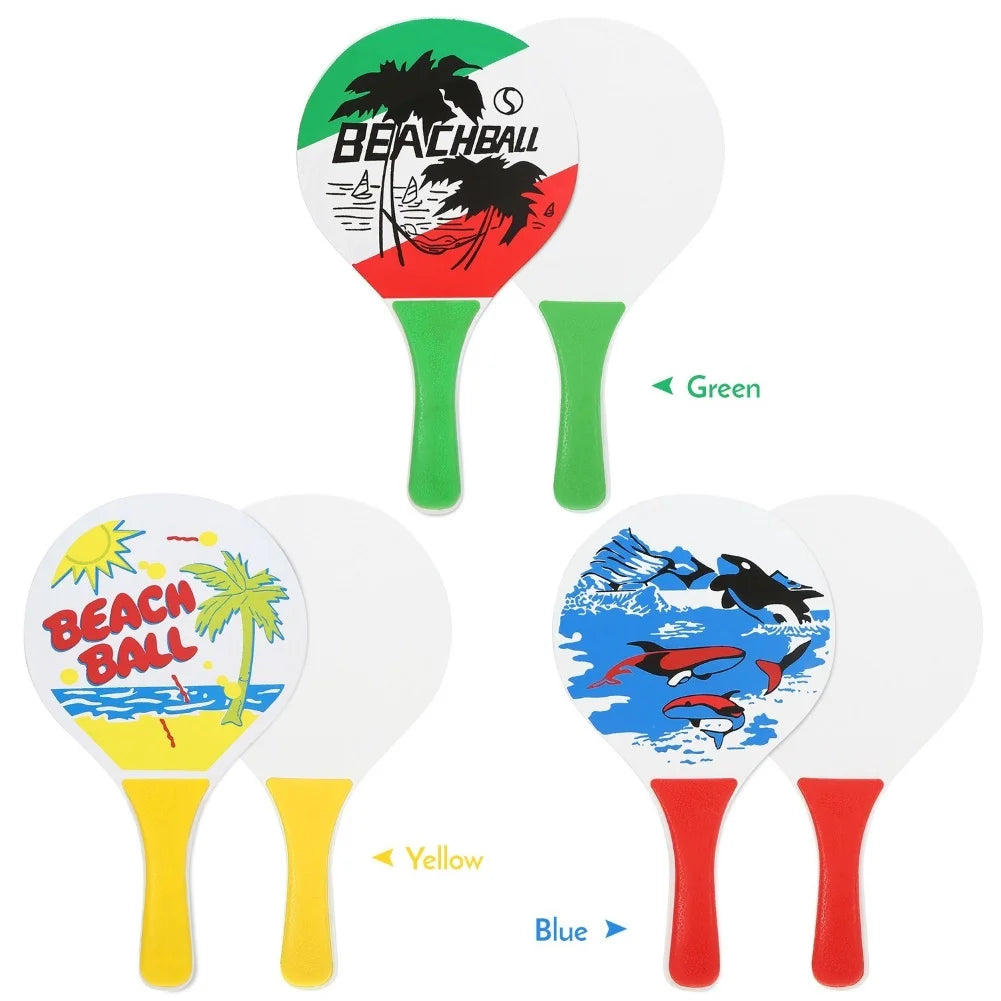 2 Rackets +1 Ball Paddle Ball Game U76284