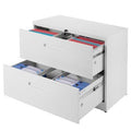 White Metal File Cabinet T711079
