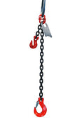 3/8" x 5' Single Leg Grade 80 Chain Sling with Sling Hook and Adjuster Y570