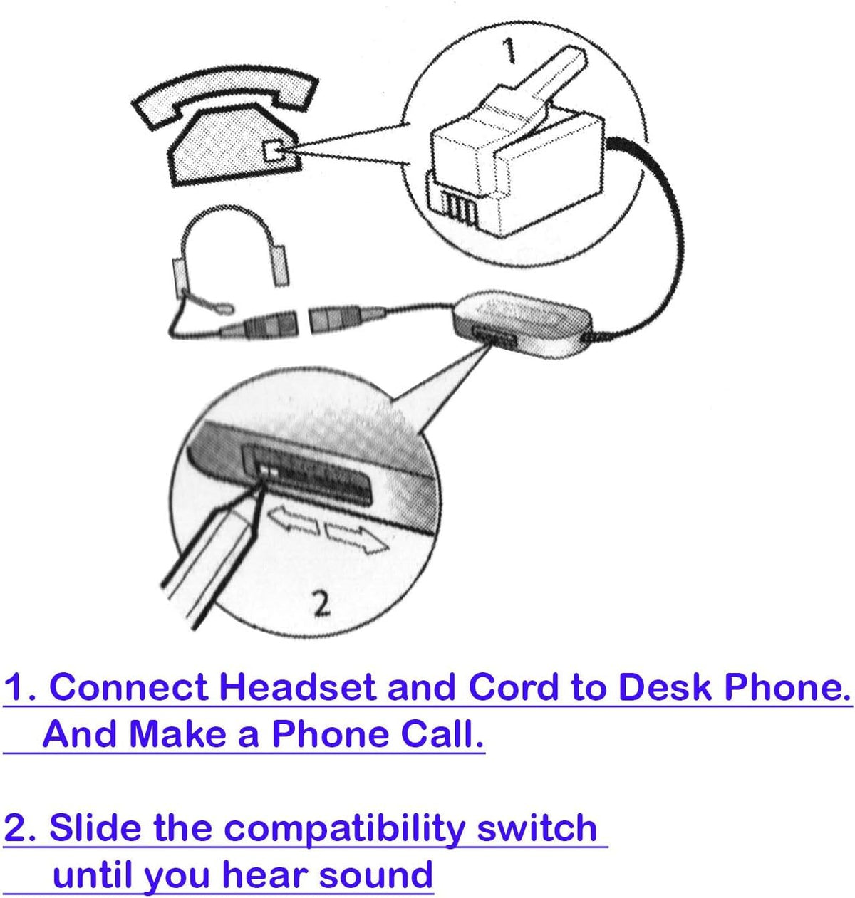 Monaural Office Headset with RJ9 Cord X918