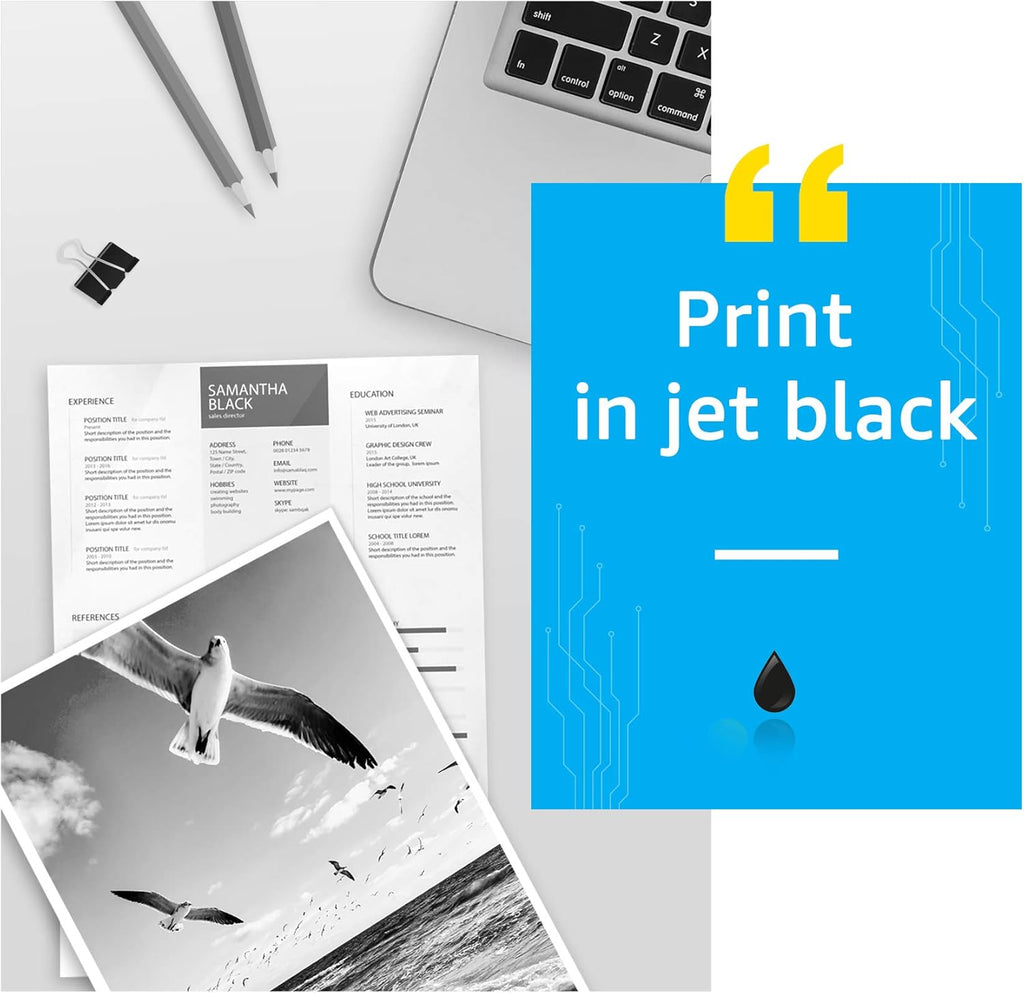 2 Black Ink Cartridge Pack of 2 B9019