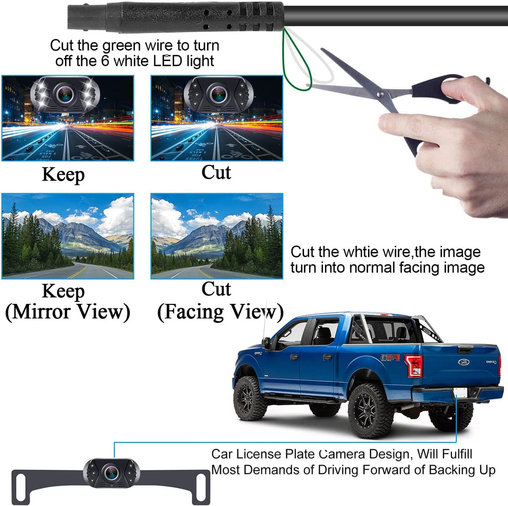 5 Inch HD 1080P Backup Camera Kit, Pack of 2 N754523