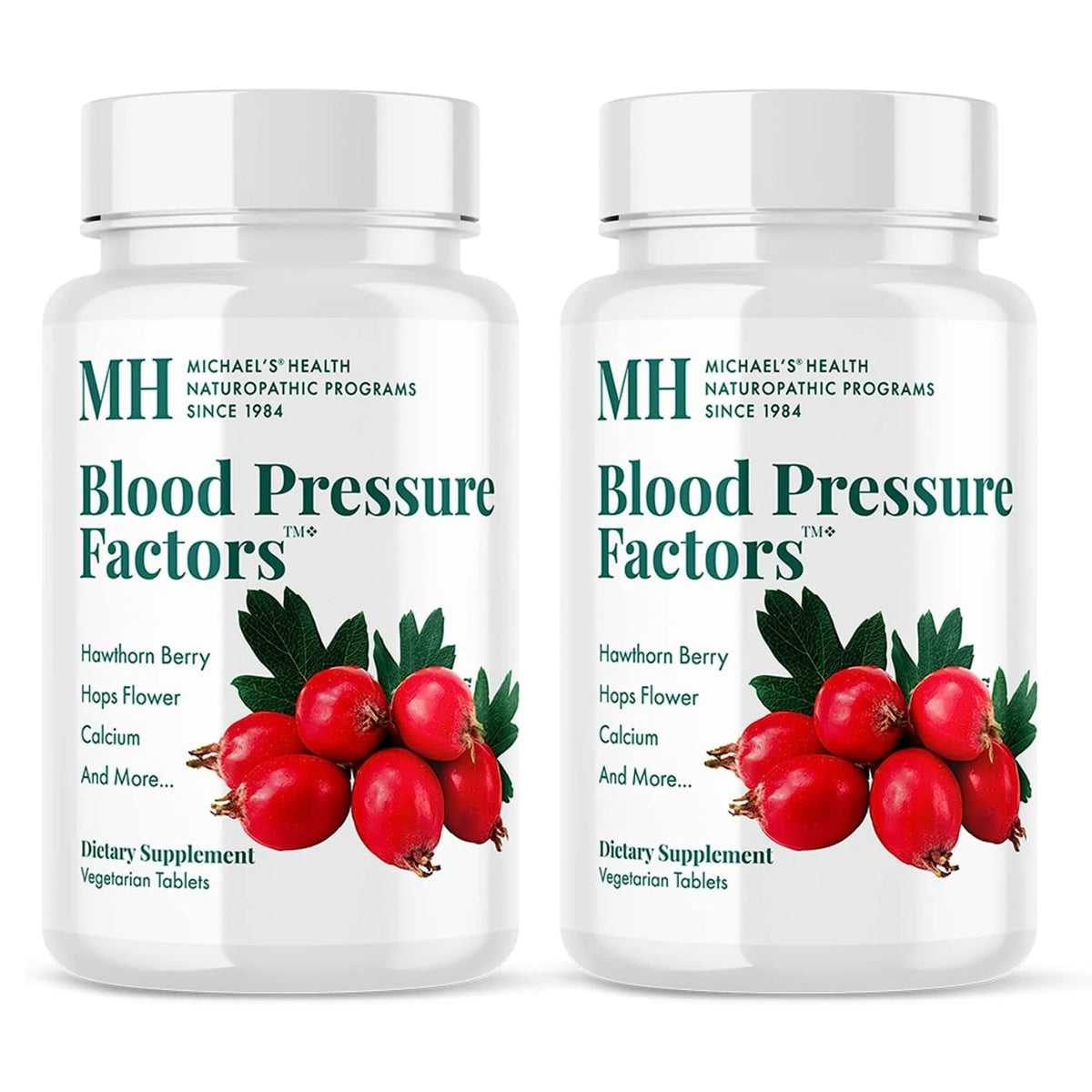 Blood Pressure Support Tablets Vegetarian 90 Count Pack of 2 S789824