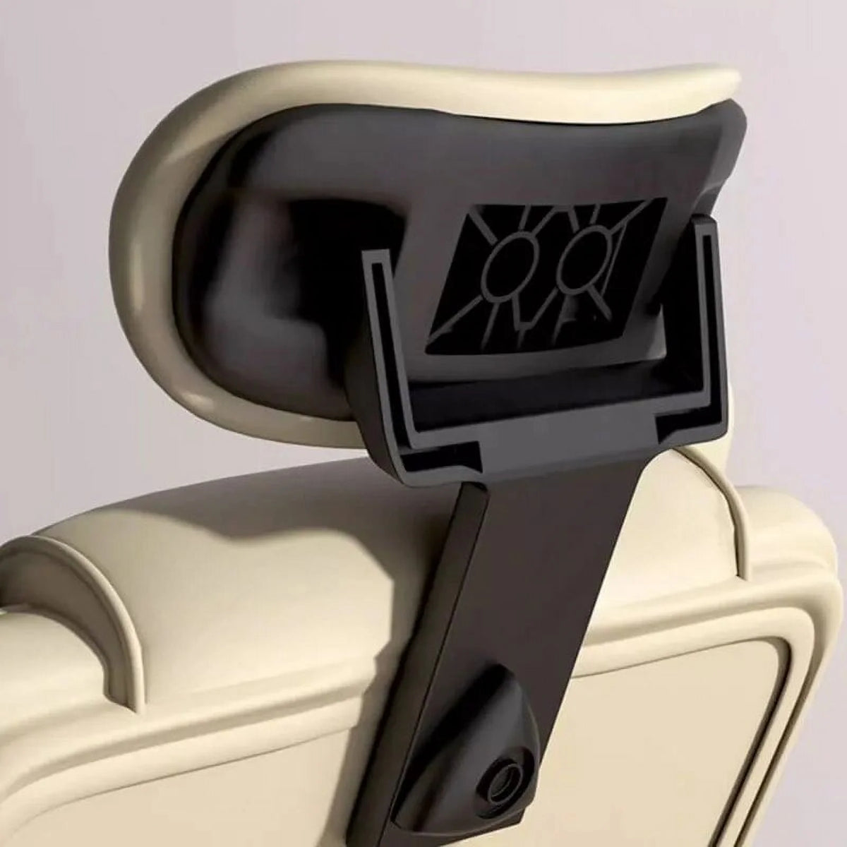 Leather Office Chair with Footrest and Wheels T4991