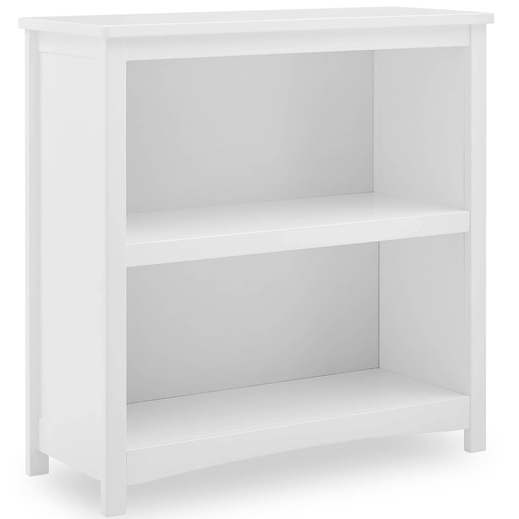 Bianca White 2-Shelf Bookcase L298838