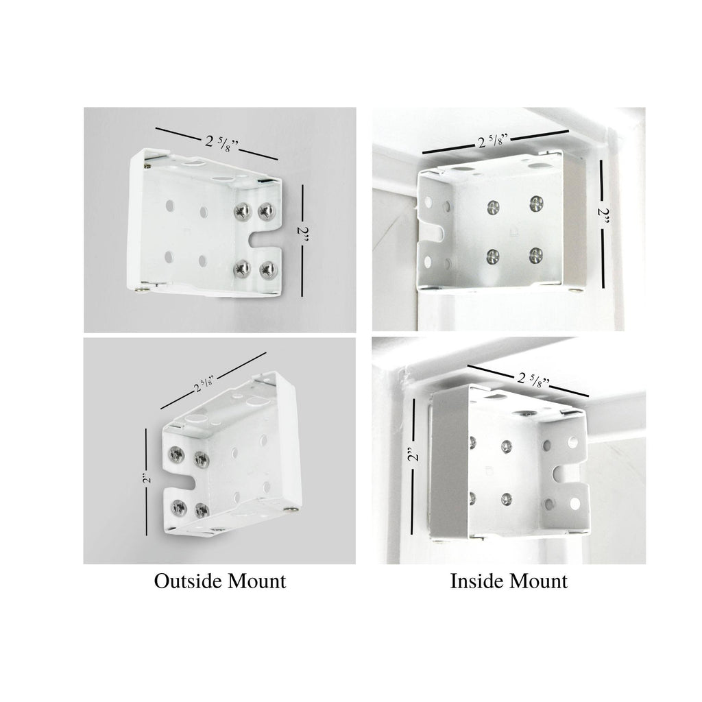 White Cordless Faux Wood Blind W170
