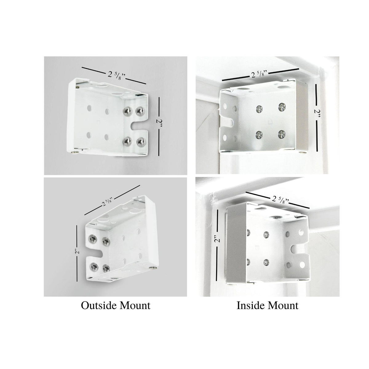 White Cordless Faux Wood Blind W170