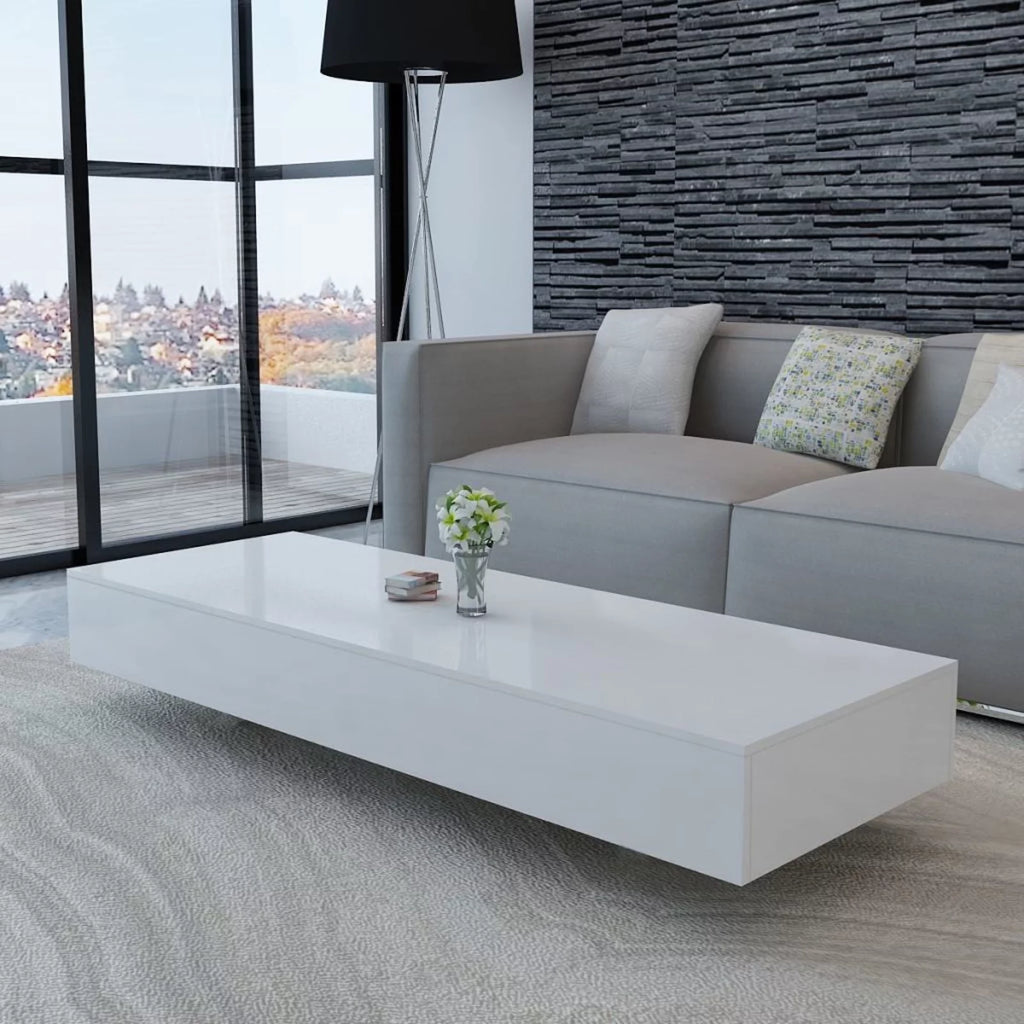 High Gloss White Coffee Table W5452