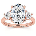 Lab Grown Diamond Engagement Ring 14k Gold H5480