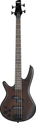 Left Walnut Flat 4 String Bass Guitar T8515