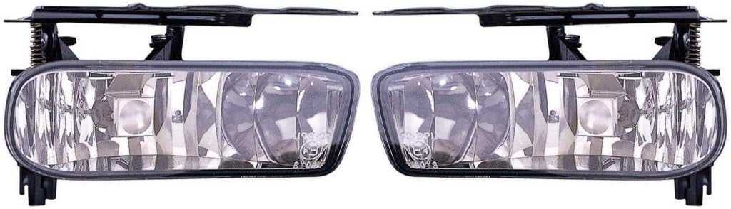 Cadillac Escalade ESV Fog Light Assembly 2003-2006 Pair Driver and Passenger Side Replacement Pack of 2 L731641
