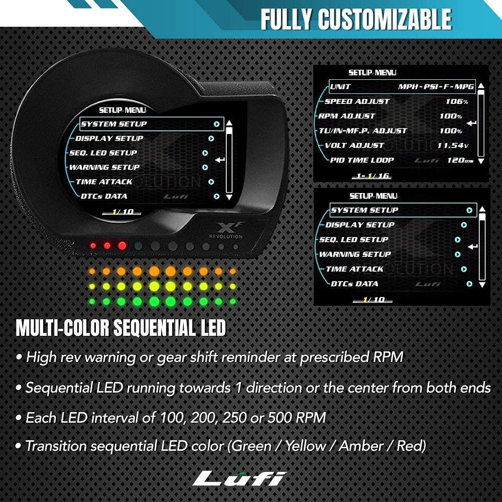 OBD2 Gauge Display Head Up Display W44298
