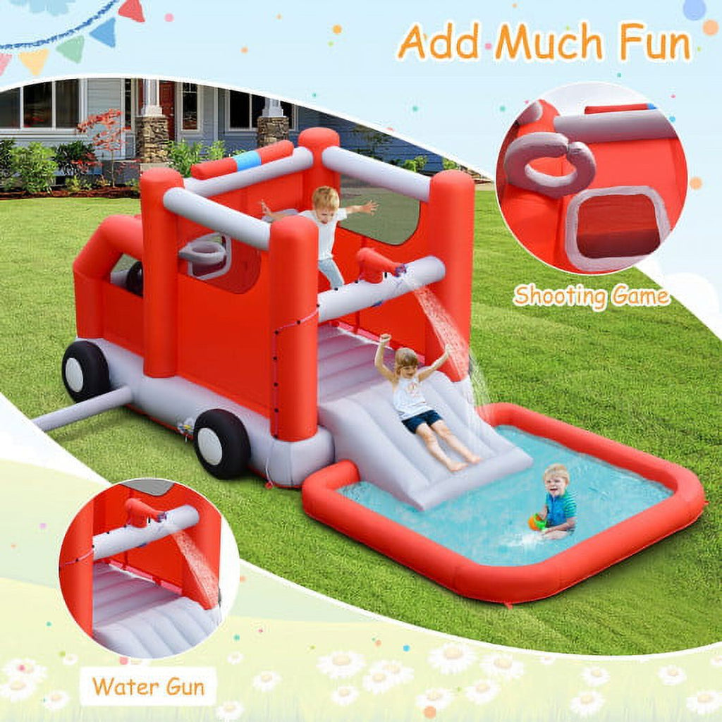Inflatable Castle Water Park Bounce House with Blower J6631