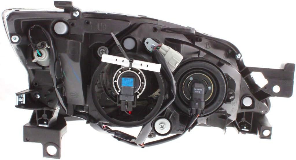 2008-2011 Subaru Impreza Headlight Assembly Passenger Side Black Housing P192