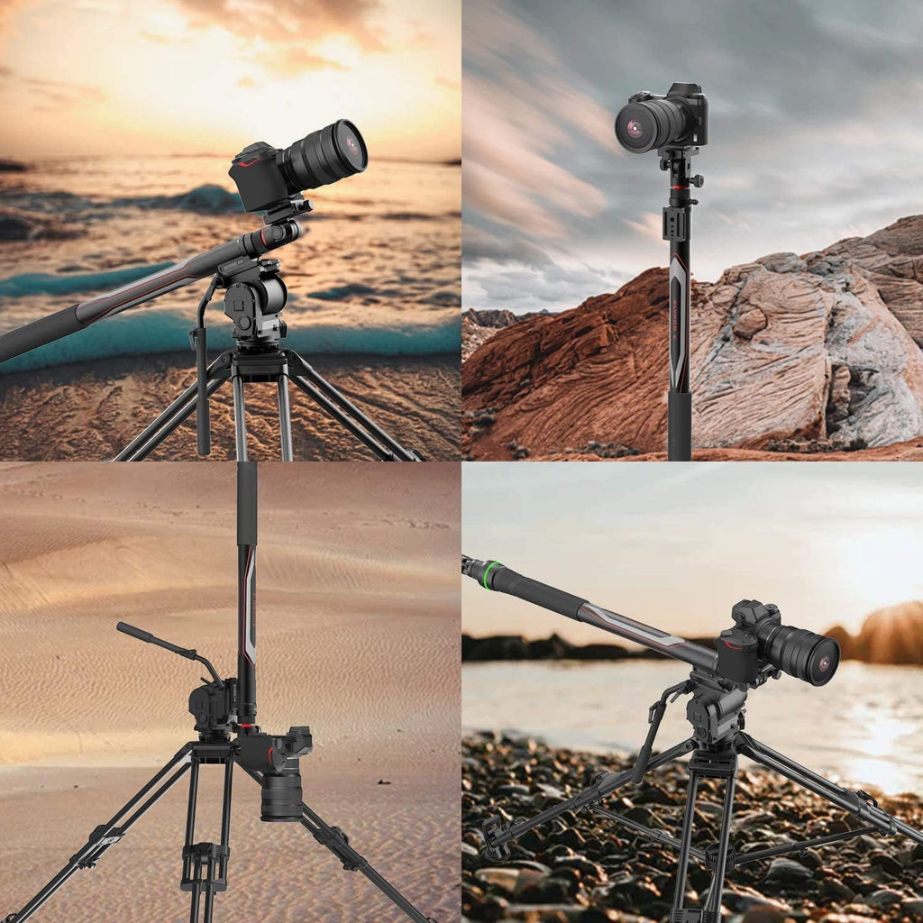 Motorized Camera Slider Monopod with Tripod L354