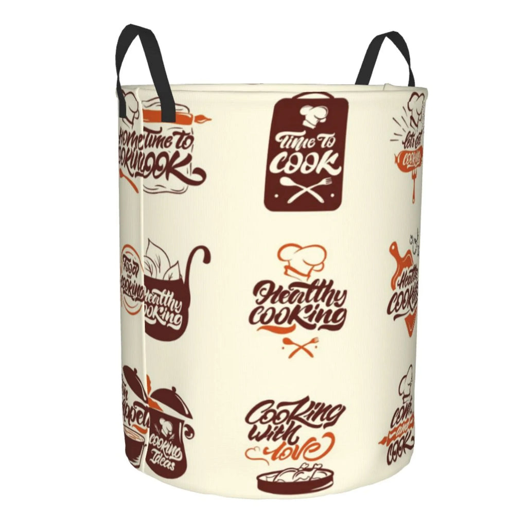 Foldable Laundry Hamper with Handles Y76708