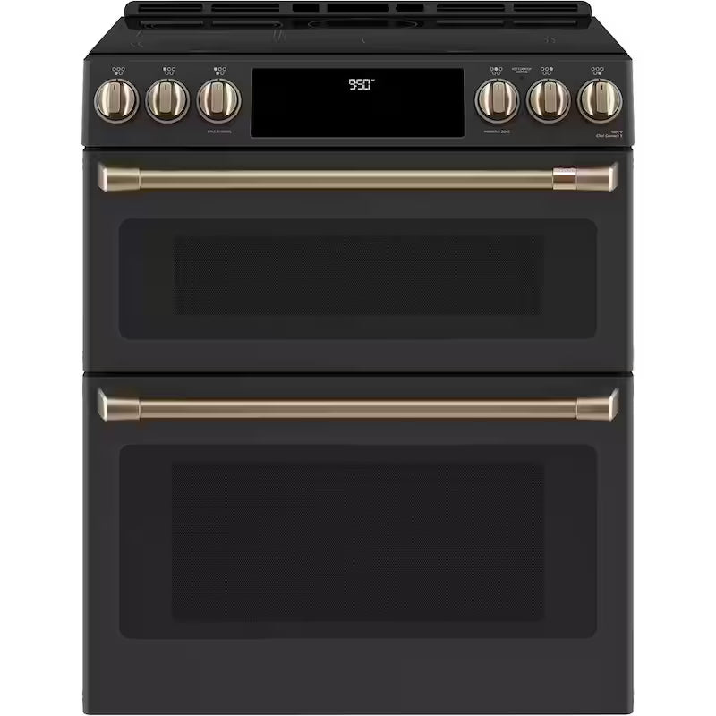 Induction Range Handle and Knob Kit in Brushed Bronze I191916