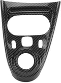 Carbon Fiber Style Gear Shift Panel Cover Sticker Pack of 2 F271