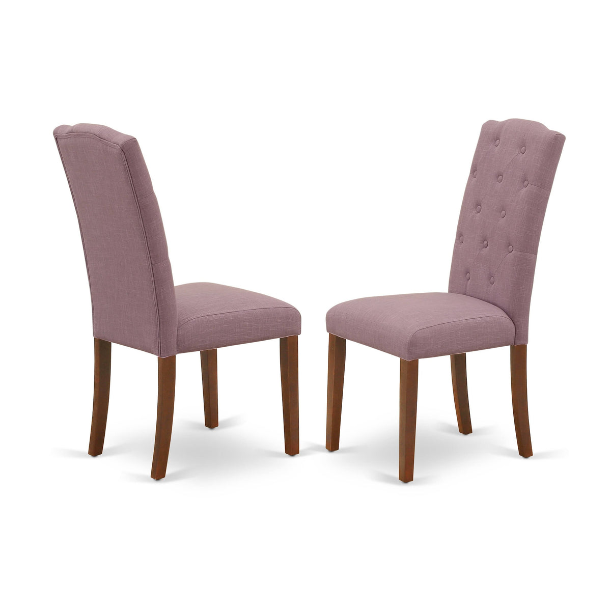 5pc Dining Set with Round Dinette Table and Four Parson Chairs O7823