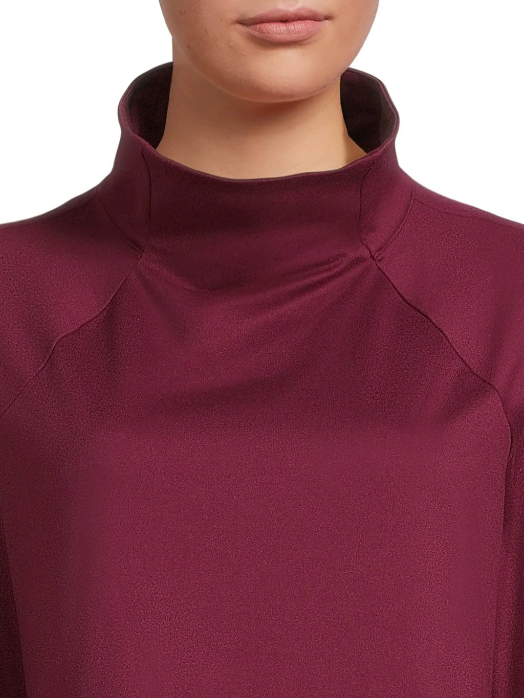 Mock Neck Long Sleeve Pullover Top H588