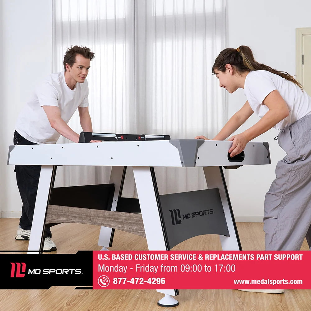 5 ft. Air Powered Hockey Table with Overhead Electronic Scorer O500