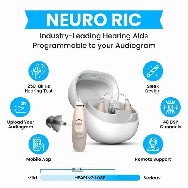 Rechargeable RIC Hearing Aids J14469