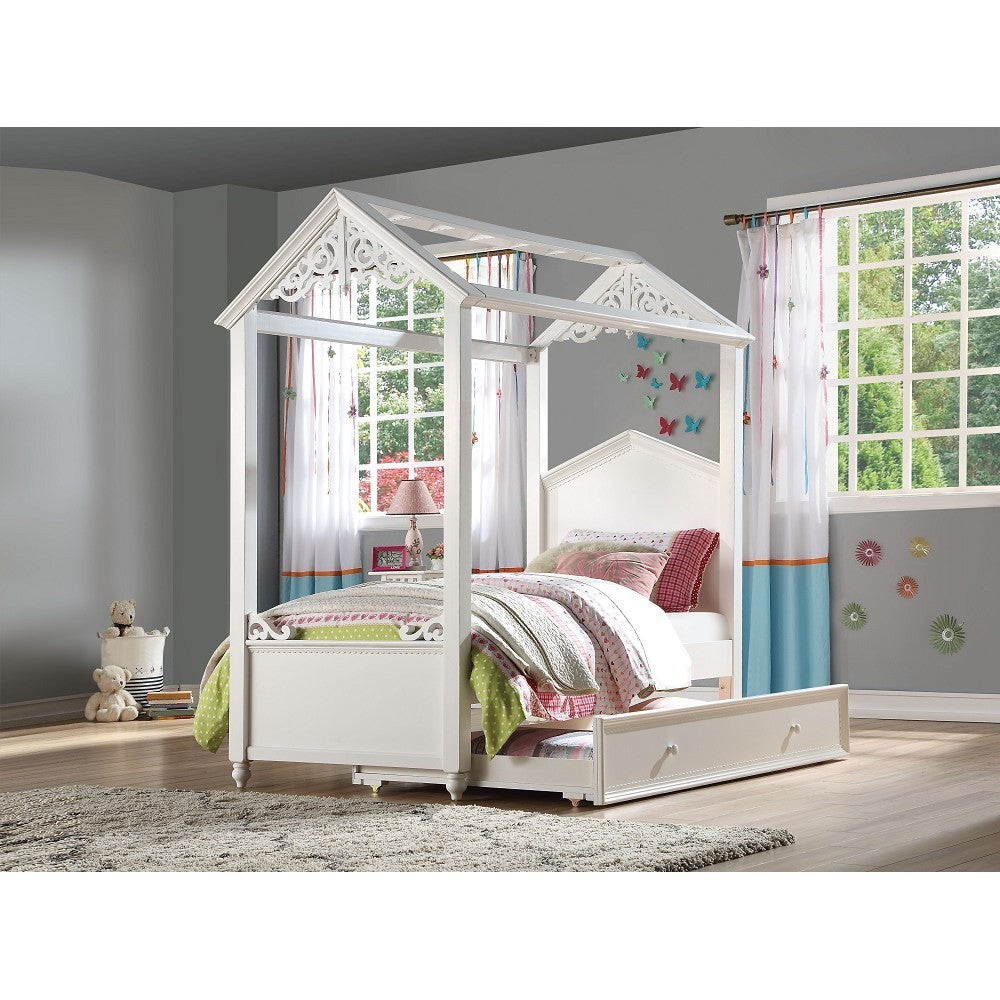 White Twin Trundle Q7745