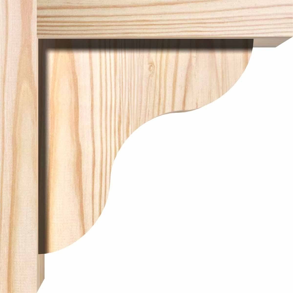 Carmel Smooth Corbel with Backplate, Douglas Fir C597866