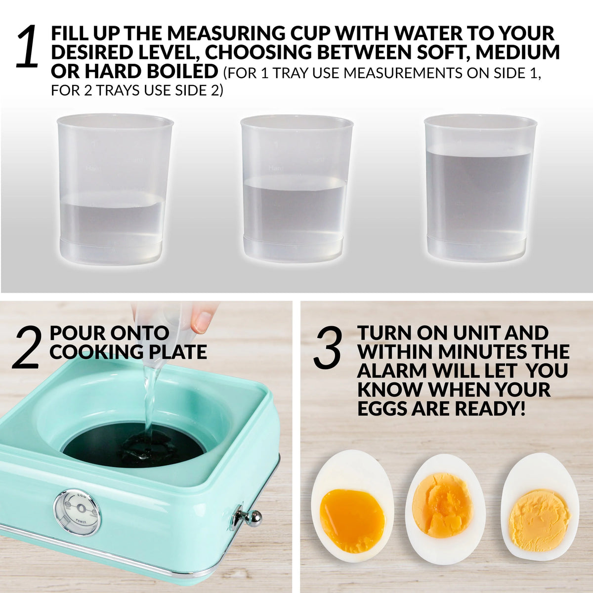 Aqua 14-Capacity Egg Cooker E336426