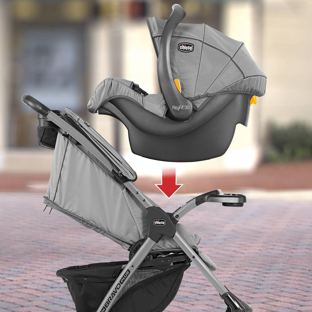 Chicco Mini Bravo Plus Travel System - Slate Z7139