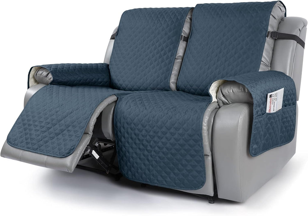 Light Gray 3 Seat Recliner Sofa Cover D4241