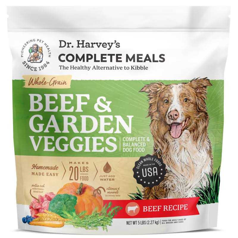 Whole Grain Beef & Garden Veggies Dehydrated Dog Food E39570