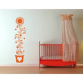 Sunflower Wall Decal Height Wall Ruler 18in x 71in R73609