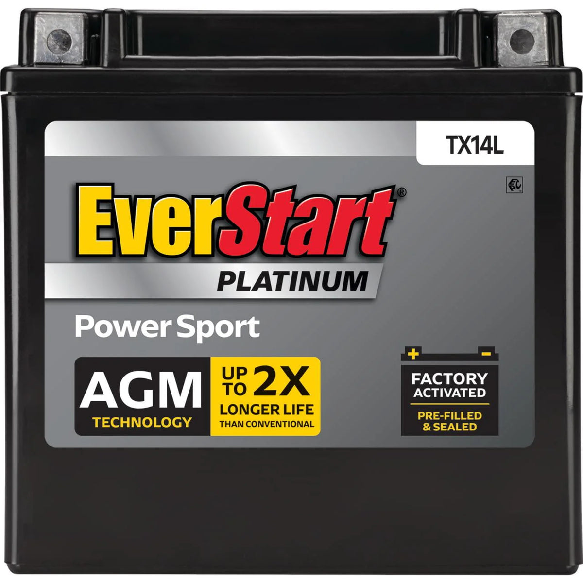 AGM Power Sport Battery Group Size TX14L 12 Volt 200 CCA I105