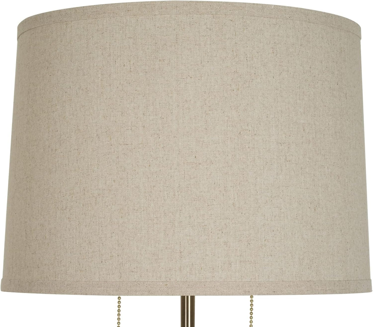 Black & Antique Brass 2-Light Table Lamp I735