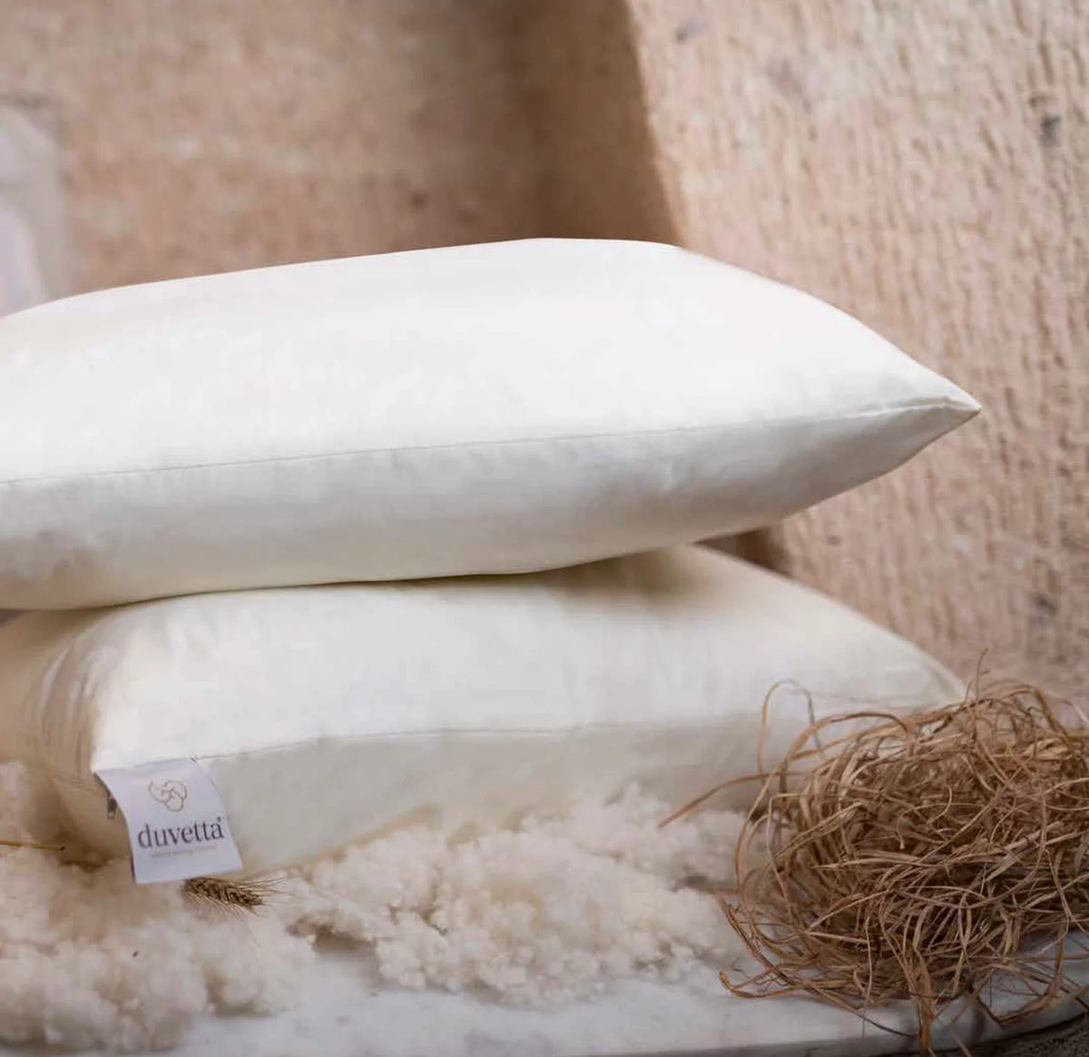 Washable Wool Filled Medium Weight Pillow 20''x26'' R8531