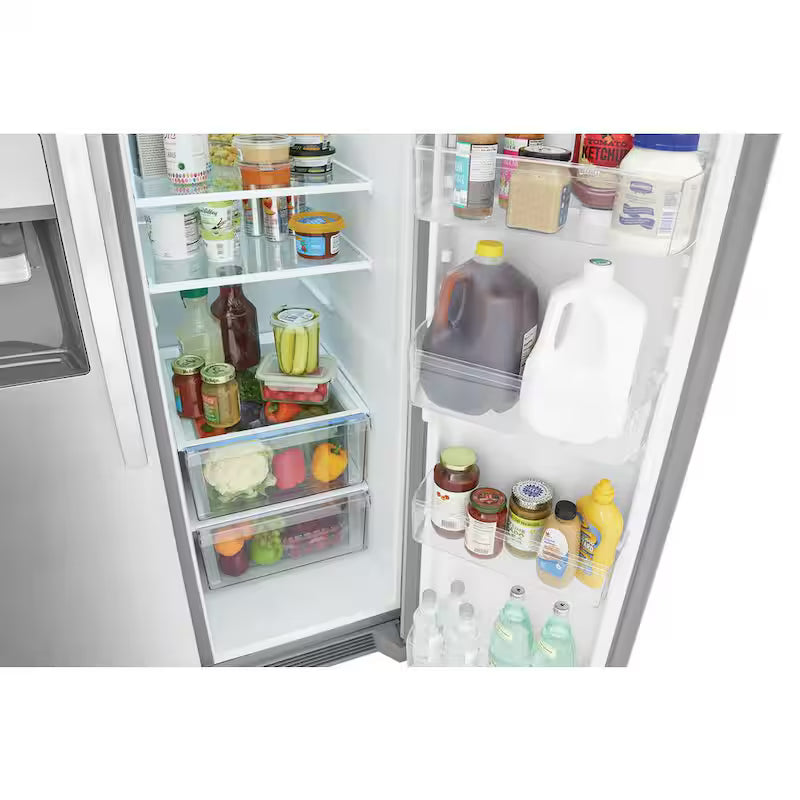 36 in. 25.6 cu. ft. Side by Side Stainless Steel Refrigerator Y98940