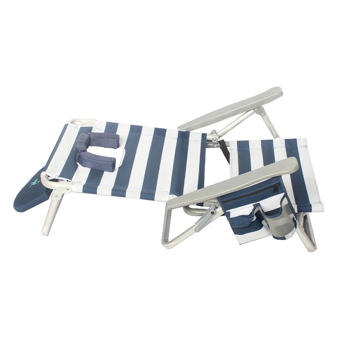 Stripped Blue Beach Chair V814604