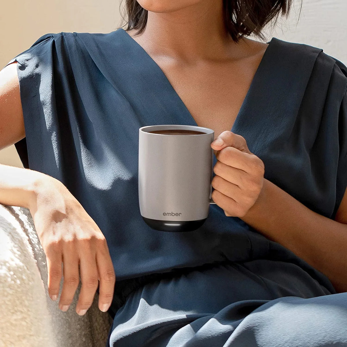 14 oz Grey App Controlled Heated Coffee Mug G213