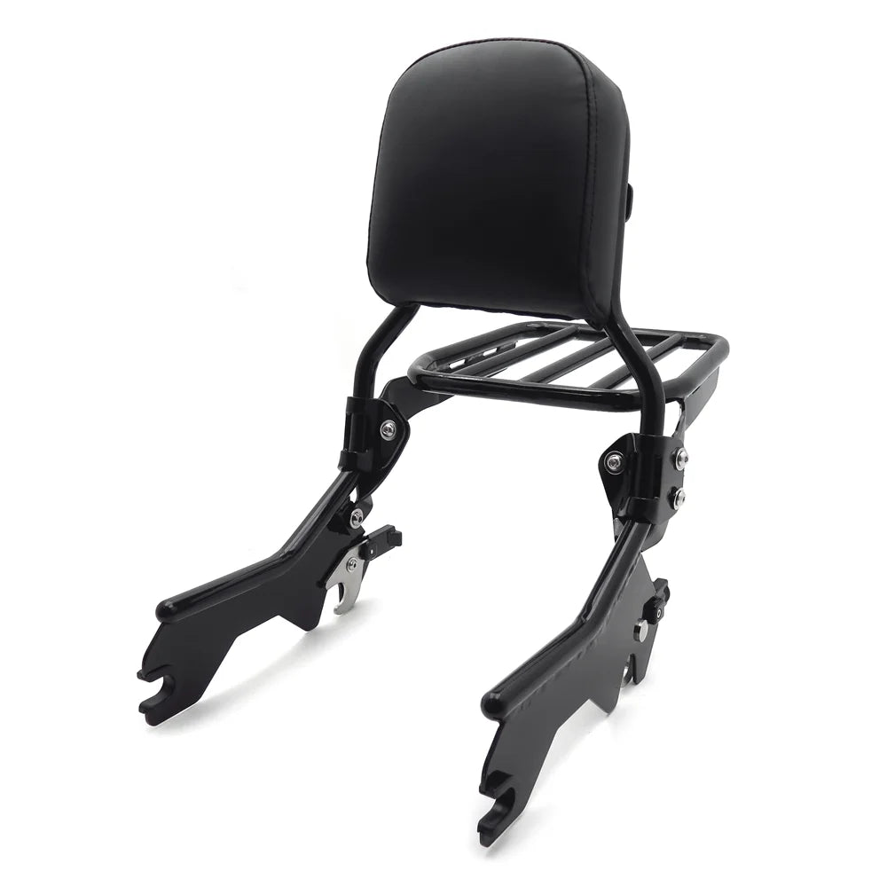 Black Sport Luggage Rack Sissy Bar Upright O623300